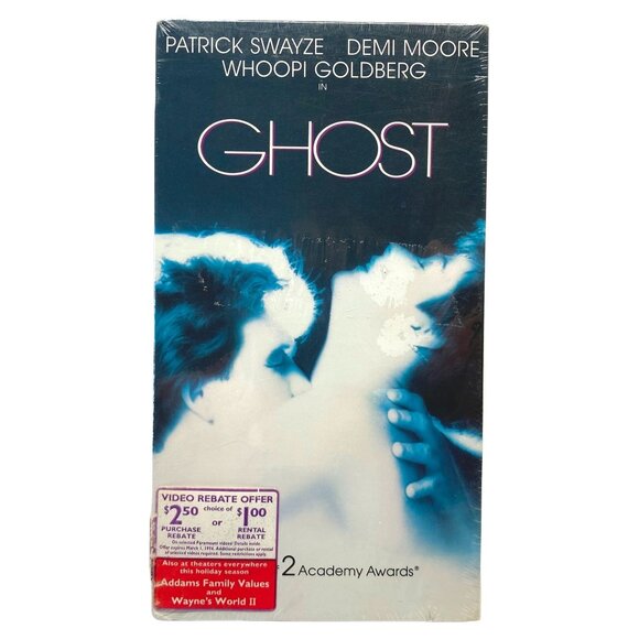 Ghost VHS Patrick Swayze Whoopi Goldberg Demi Moore 1990 Video Factory Sealed - Picture 7 of 7